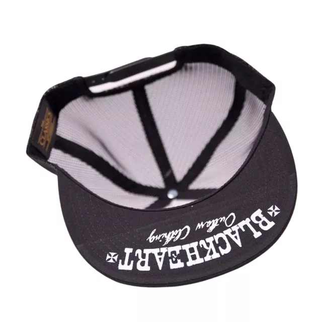 Šiltovka BLACK HEART Chopper King Trucker BLK - čierna