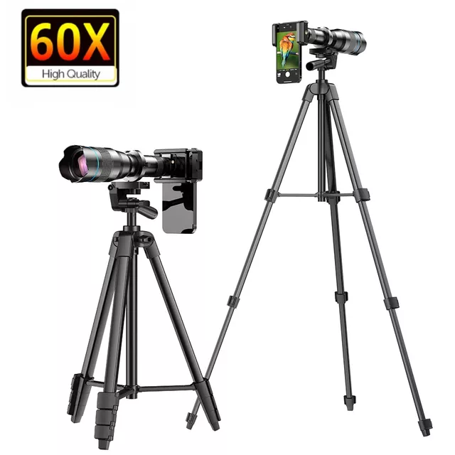 Teleobjektív Apexel 60X s tripod statívom