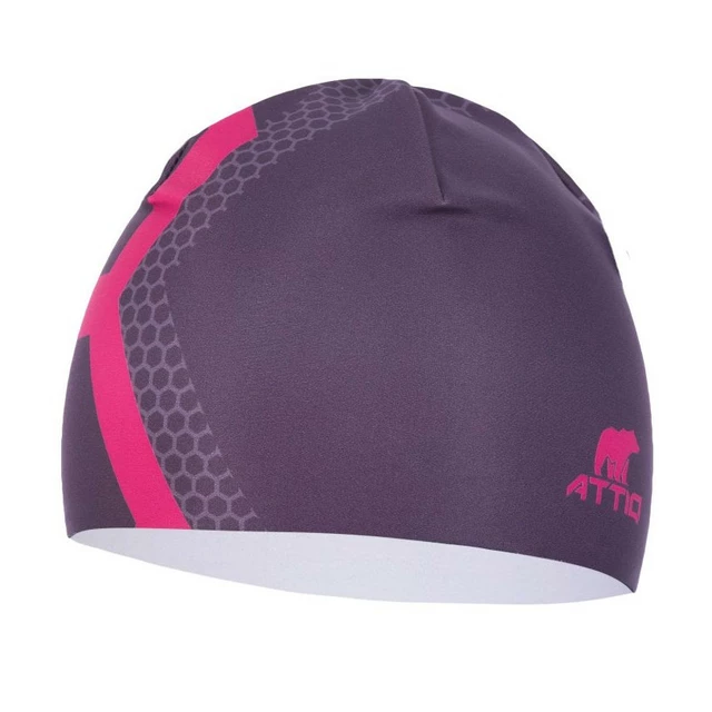 Športová čiapka Attiq Lycra Thermo - Vertical Blue - Vertical Pink