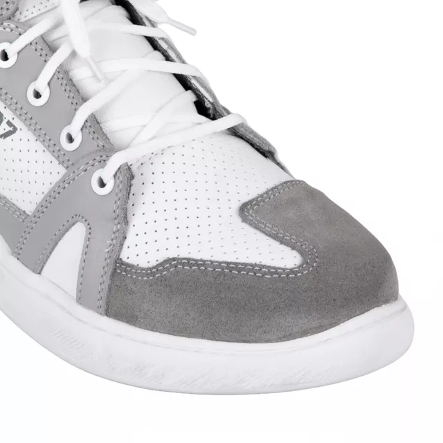 Moto topánky W-TEC Arimes - bielo-šedá