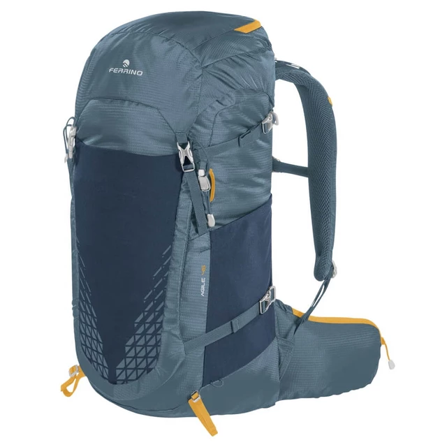 Turistický batoh FERRINO Agile 45 SS23 - Black - blue