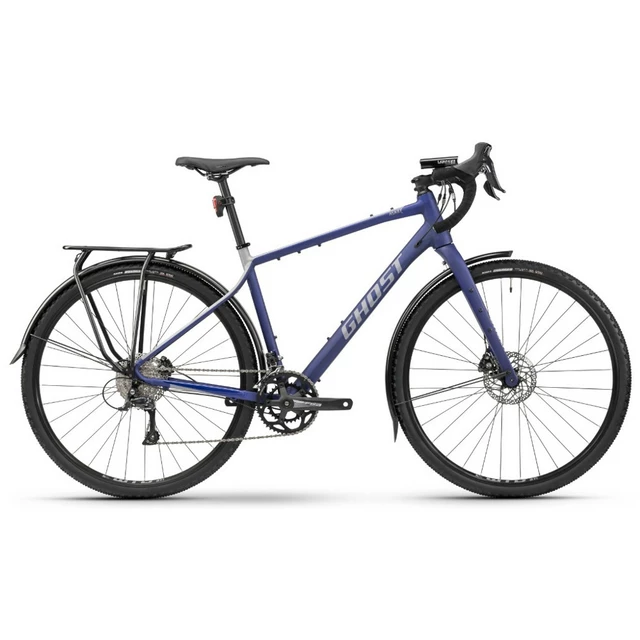 Gravel bicykel Ghost Asket EQ AL 28" 9.0 - Grey/Blue - Purple/Grey