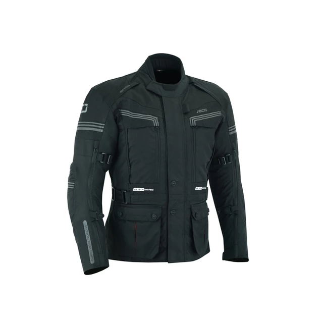 Pánska touringová moto bunda BOS Maximum - Gray