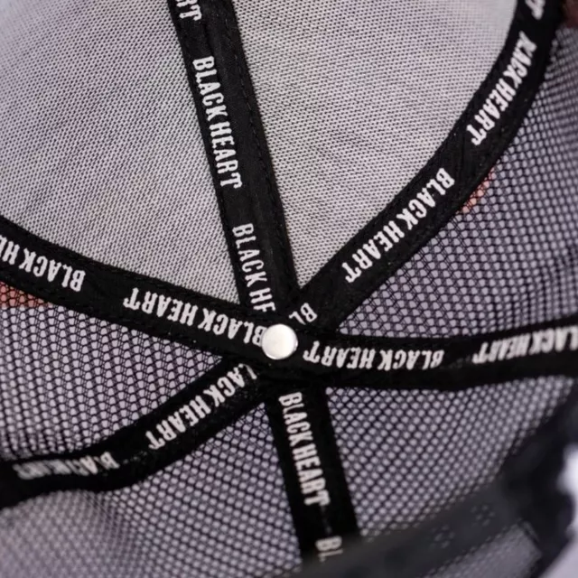 Šiltovka BLACK HEART Bastard Skull Trucker - khaki-čierna