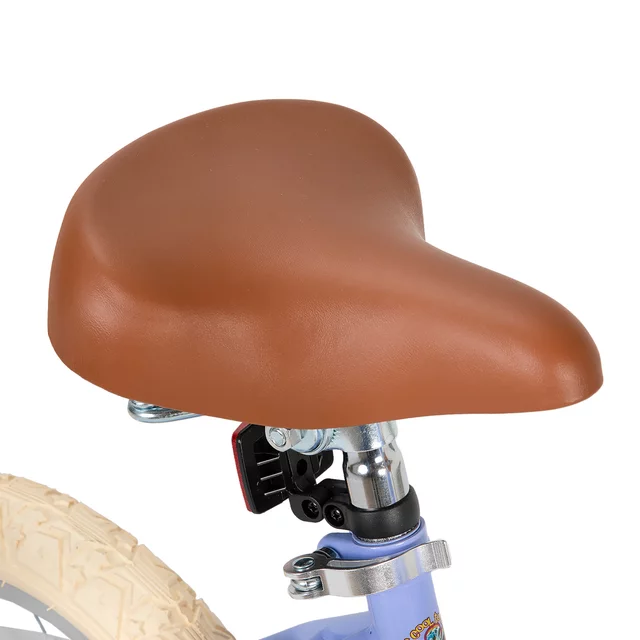 Detský bicykel Joystar Retro 16" s košíkom • 104-135 cm - fialová