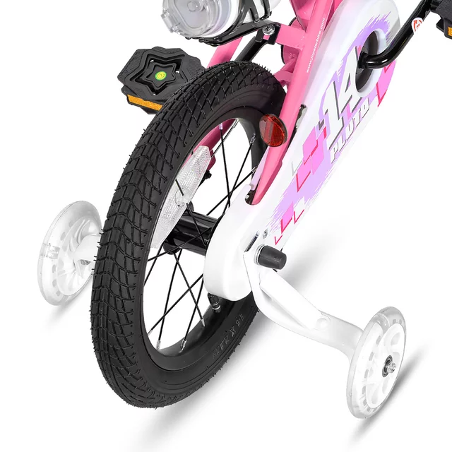 Detský bicykel Joystar Pluto 14" • 100-110 cm - fialová