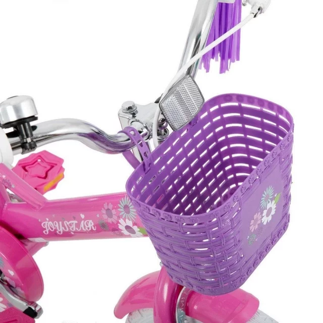 Detský bicykel Joystar Little Daisy 12" • 82-105 cm - svetlo ružová