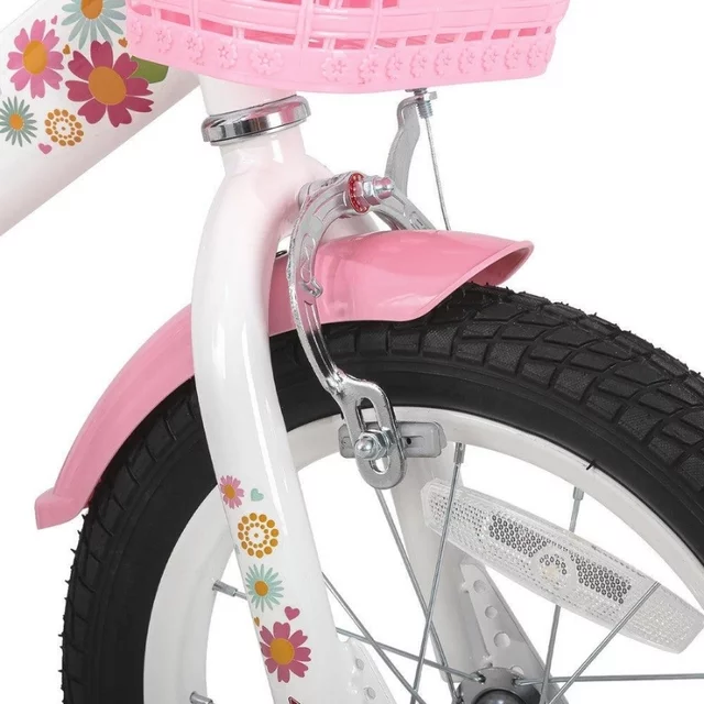 Detský bicykel Joystar Little Daisy 12" • 82-105 cm - svetlo ružová