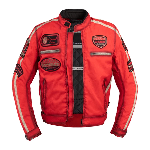 Pánska textilná bunda W-TEC Patriot Red - červená