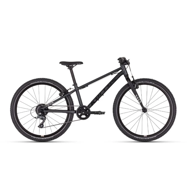 Juniorský bicykel KELLYS NAGA AIR 70 24" - model 2025 - čierna