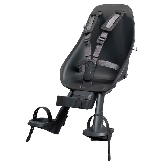 Predná sedačka na bicykel s upínacím adaptérom Urban Iki - Bincho čierna/Bincho čierna - Bincho čierna/Bincho čierna
