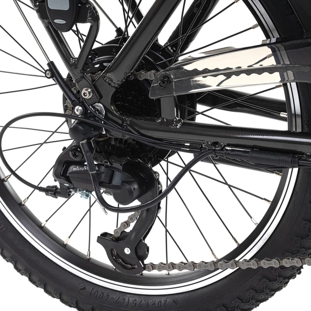 Skladací elektrobicykel Levit Chilo 3 20" - Black Pearl