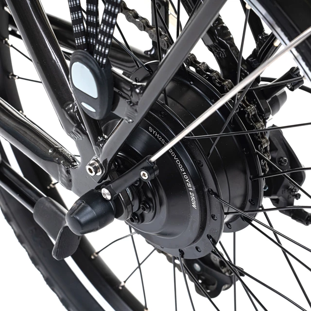 Skladací elektrobicykel Levit Chilo 3 20" - Black Pearl