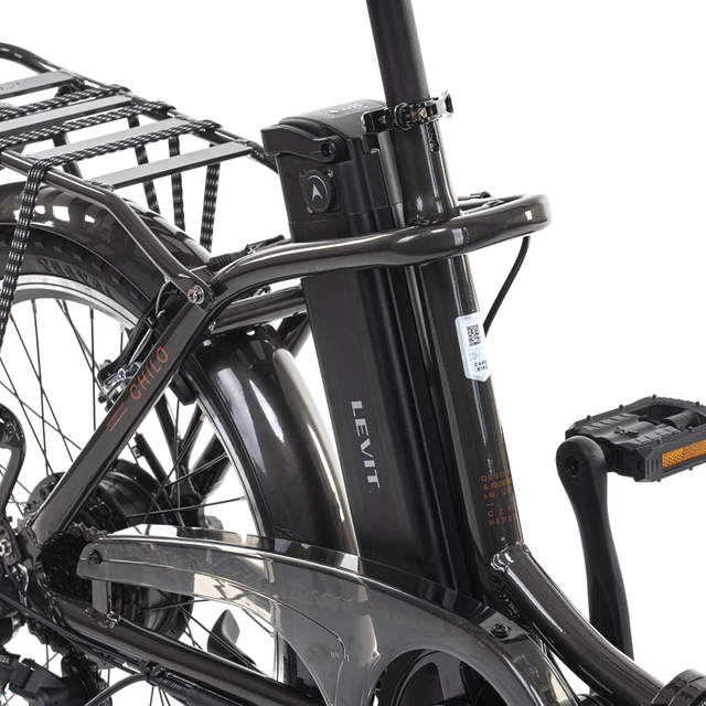 Skladací elektrobicykel Levit Chilo 3 20" - Black Pearl