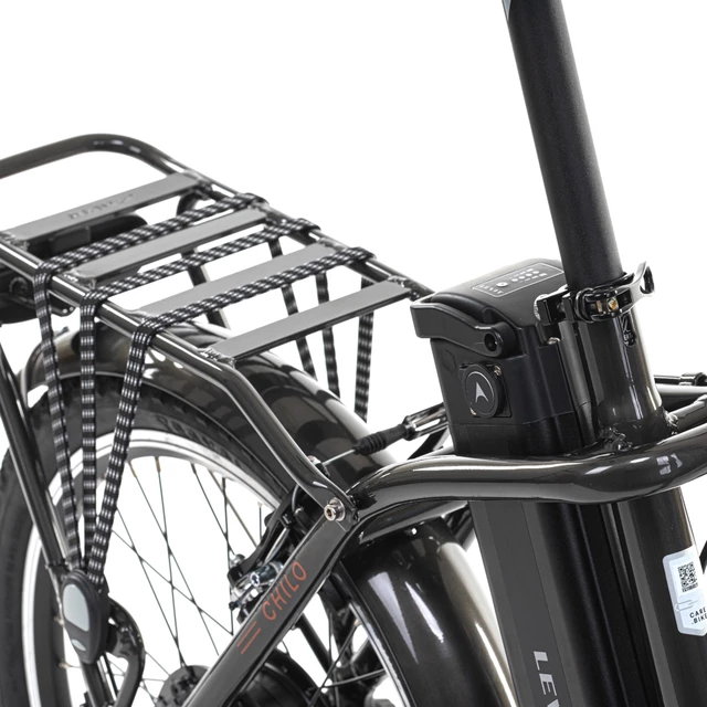 Skladací elektrobicykel Levit Chilo 3 20" - Black Pearl