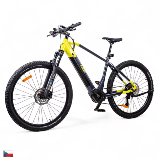 Horský elektrobicykel inSPORTline ISL Tachion 630Wh 29" - model 2025 - Graphite Neon - Graphite Neon