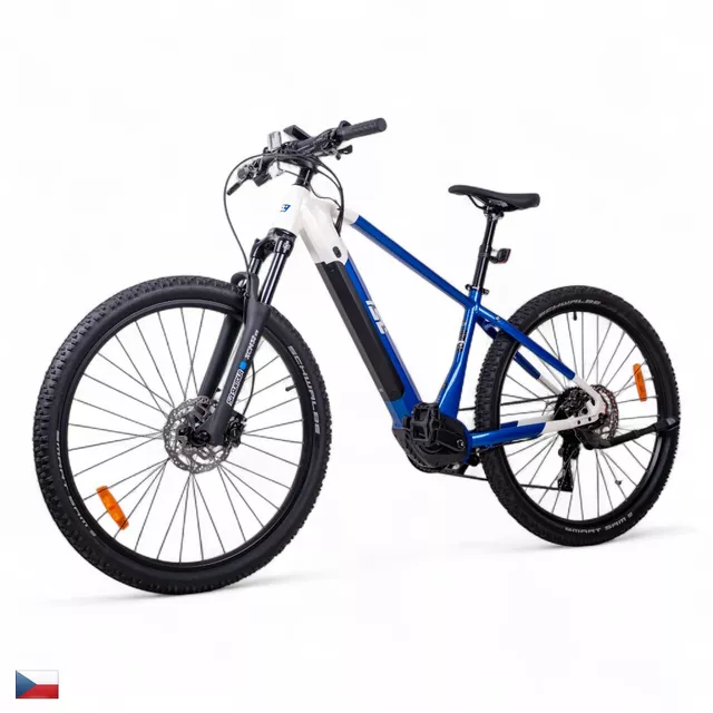 Horský elektrobicykel inSPORTline ISL Tachion 630Wh 29" - model 2025 - Graphite Neon - Polar Blue