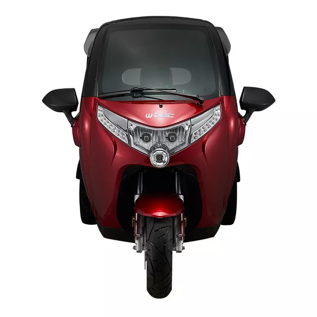 Elektrická trojkolka so strechou W-TEC Tukago - 25 km/h - červená