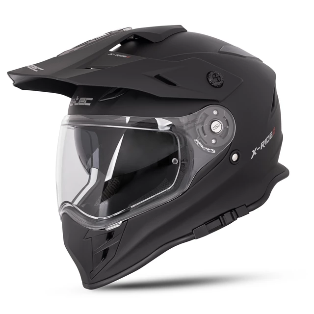 Moto prilba W-TEC Valso - 2.akosť - čierna - čierna