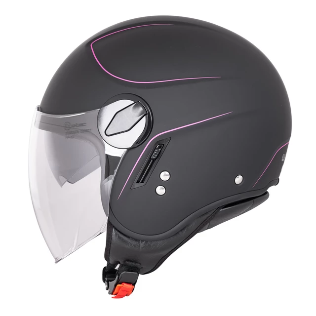 Prilba na skúter W-TEC Vernante - 2.akosť - Glossy Black