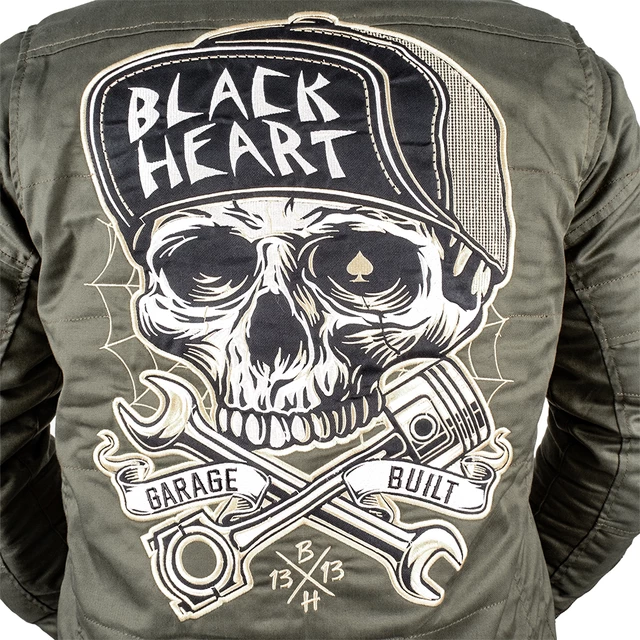 Pánska bunda W-TEC Black Heart Khaki Jacket s aramidom - 2.akosť - Garage Built