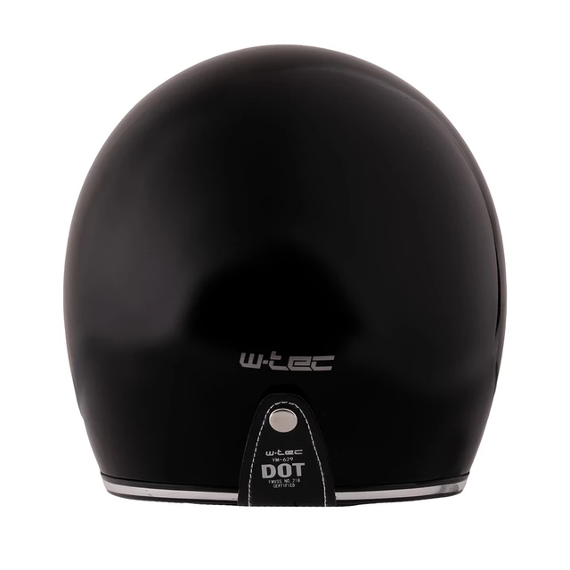 Moto prilba W-TEC YM-629SV so slnečnou clonou - čierna- lesk