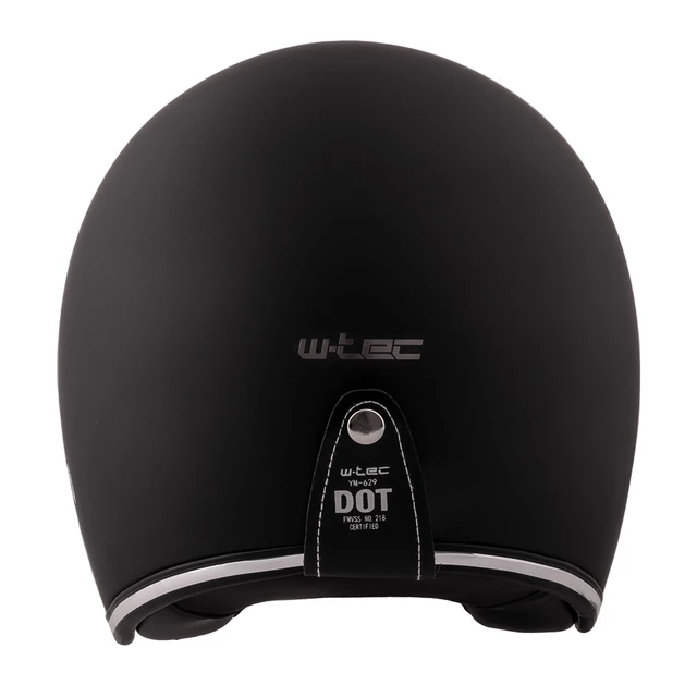 Moto prilba W-TEC YM-629SV so slnečnou clonou - čierna- lesk