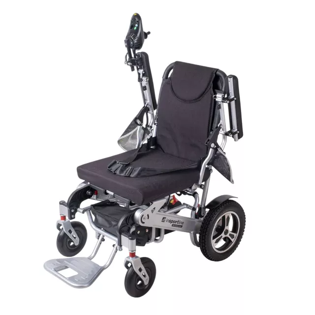 Elektrický invalidný vozík inSPORTline Hawkie Basic II 500W - strieborná