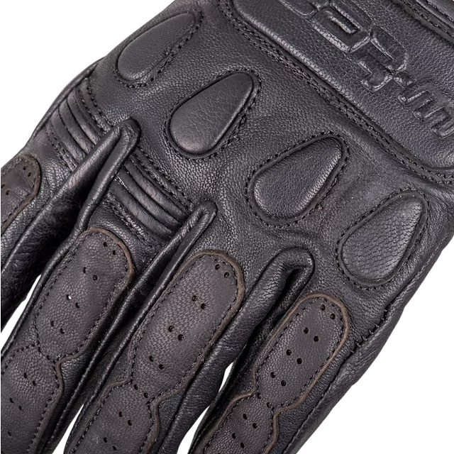 Kožené moto rukavice W-TEC Cherton II - čierna
