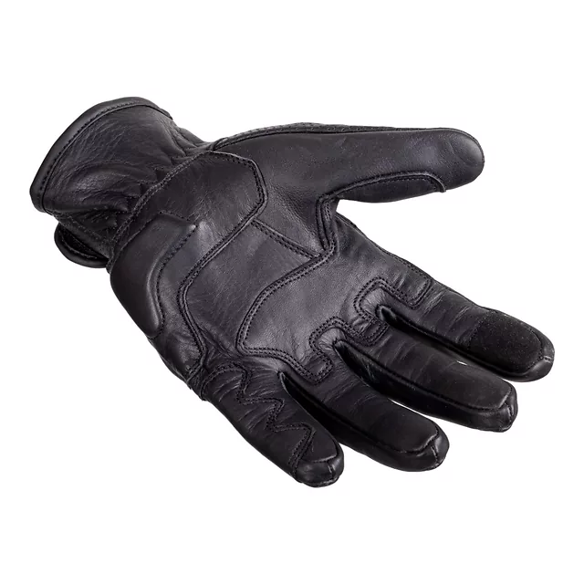 Kožené moto rukavice W-TEC Clascado - čierna