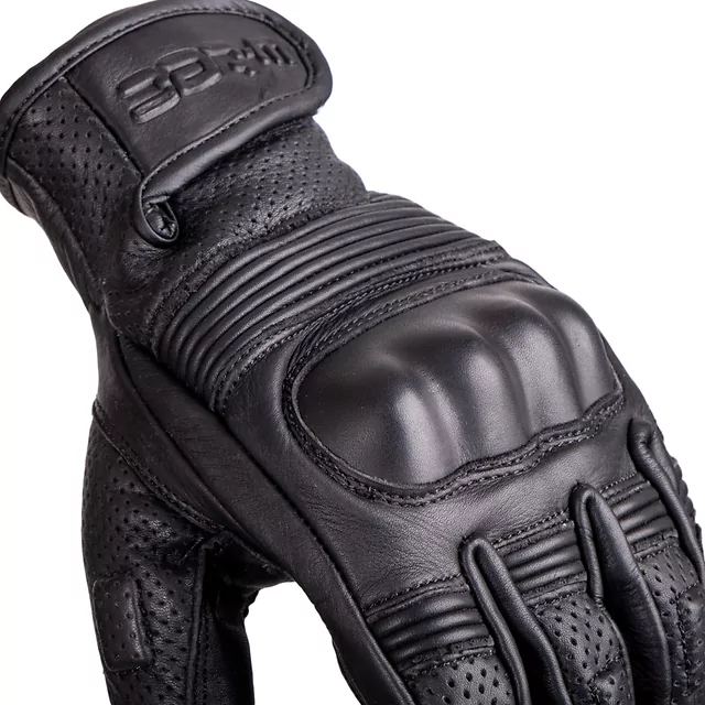 Kožené moto rukavice W-TEC Clascado - čierna
