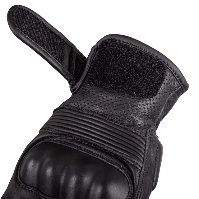 Kožené moto rukavice W-TEC Clascado - čierna