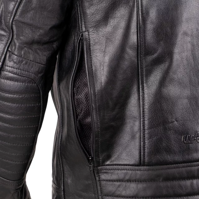 Kožená moto bunda W-TEC Murayo II - čierna