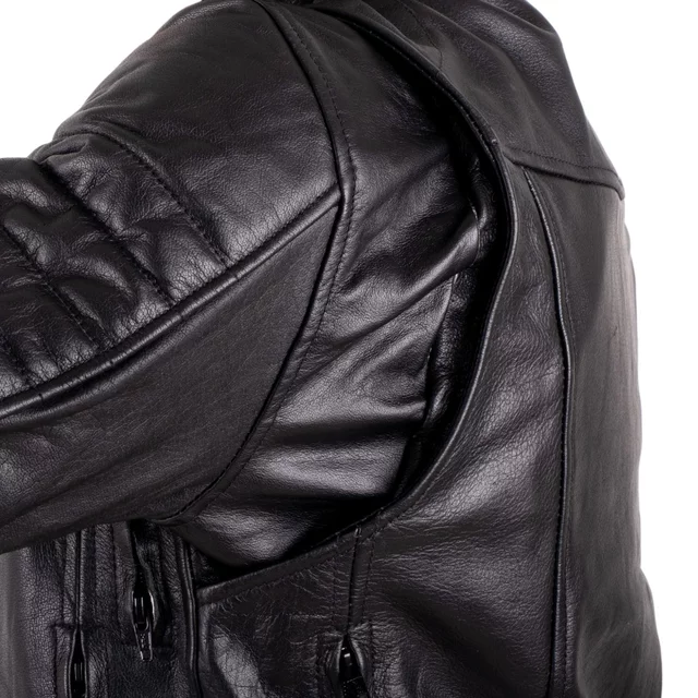 Kožená moto bunda W-TEC Murayo II - čierna