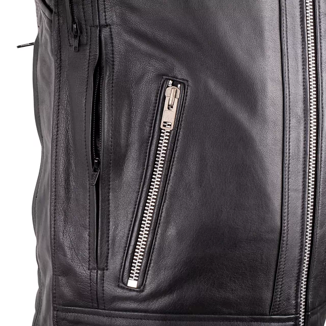 Kožená moto bunda W-TEC Murayo - čierna