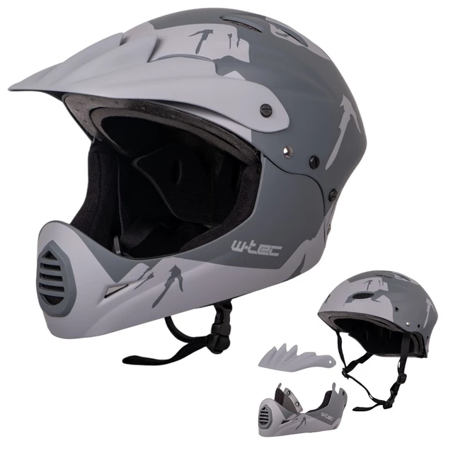 Downhill prilba W-TEC Campanero Matt Gray