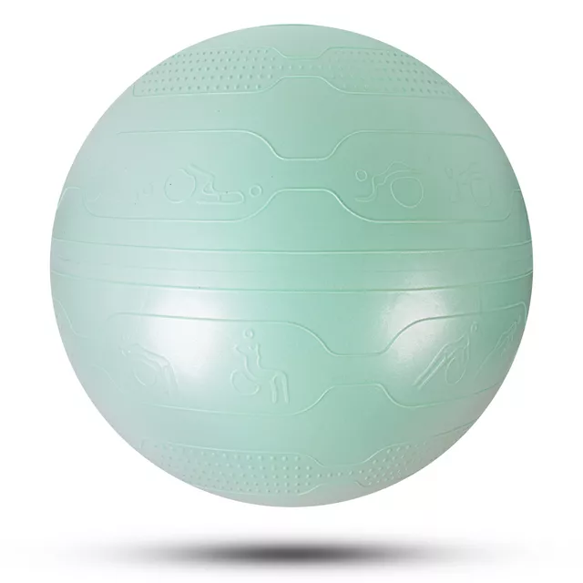 Gymnastická lopta inSPORTline Stretch Ball 65 cm - čierna - mint