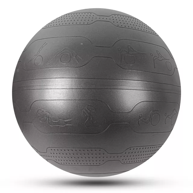 Gymnastická lopta inSPORTline Stretch Ball 75 cm - mint - čierna