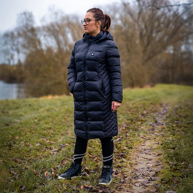Dámska vyhrievaná bunda inSPORTline WARMatera - 2.akosť - čierna