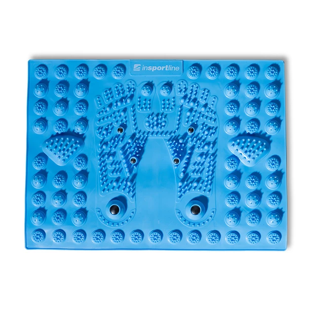 Masážna podložka pod chodidlá inSPORTline Tilsipur 39x29 cm - modrá