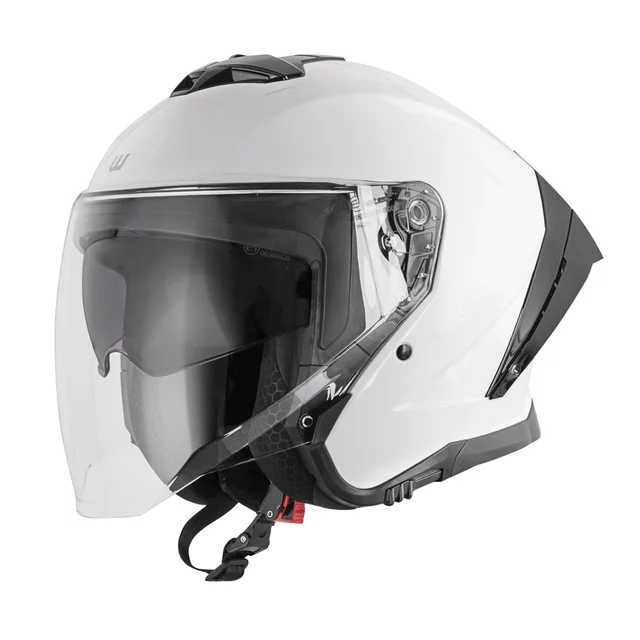 Moto prilba W-TEC Voltik - biela - biela