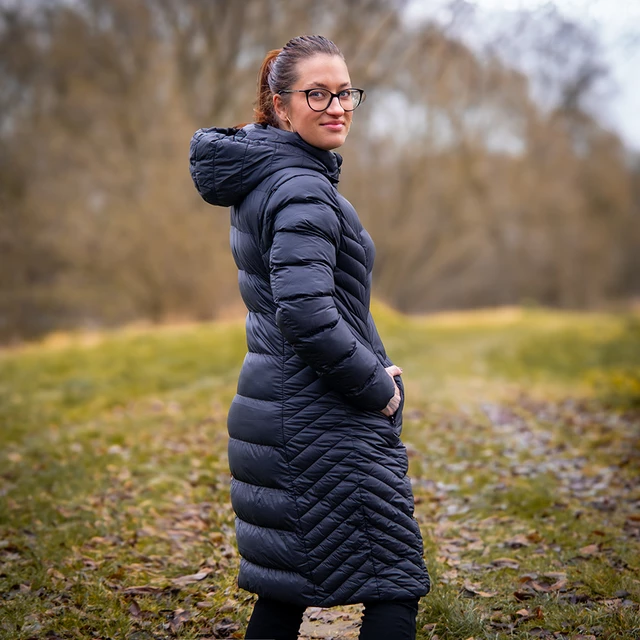 Dámska vyhrievaná bunda inSPORTline WARMatera - 2.akosť - čierna