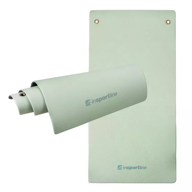 Podložka na cvičenie inSPORTline Aero Advance 120x60x0,9 cm - čierno-šedá - mentolovo-šedá