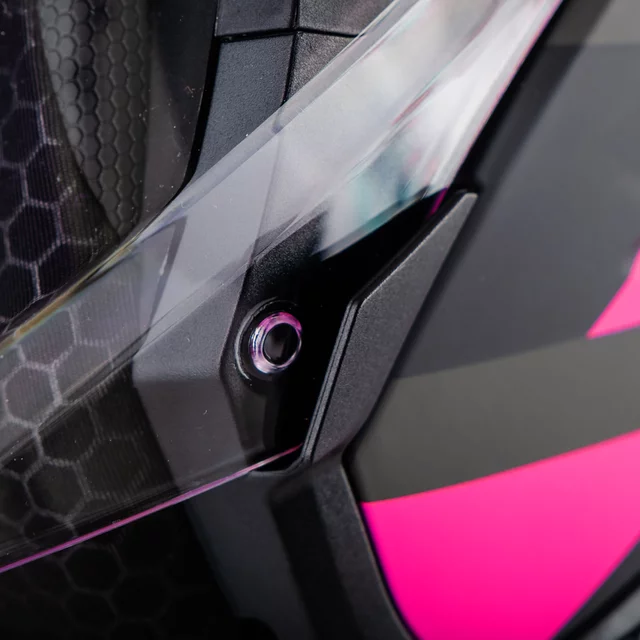 Moto prilba W-TEC Voltik Shockrose - ružová