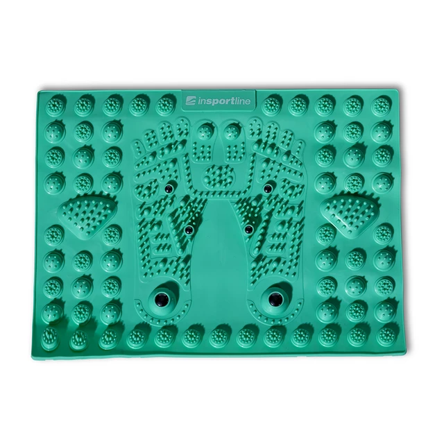Masážna podložka pod chodidlá inSPORTline Tilsipur 39x29 cm - modrá
