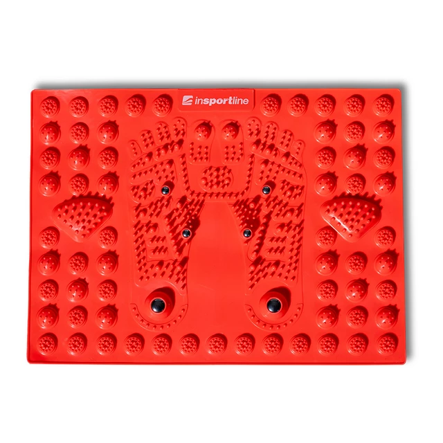Masážna podložka pod chodidlá inSPORTline Tilsipur 39x29 cm - modrá