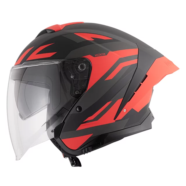 Moto prilba W-TEC Voltik Graphic - Red