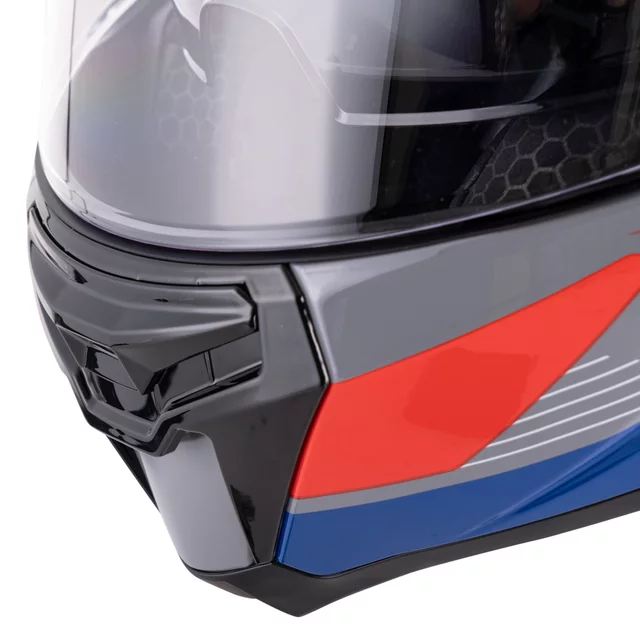 Preklápacia moto prilba W-TEC Zoroz P/J - Glossy Tricolor