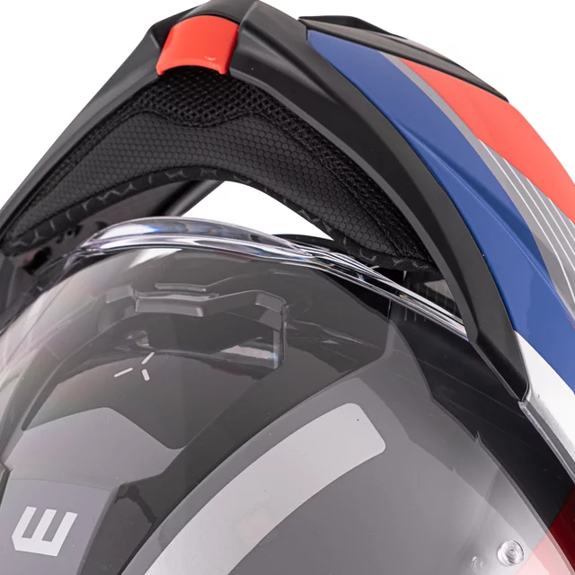 Preklápacia moto prilba W-TEC Zoroz P/J - Glossy Tricolor