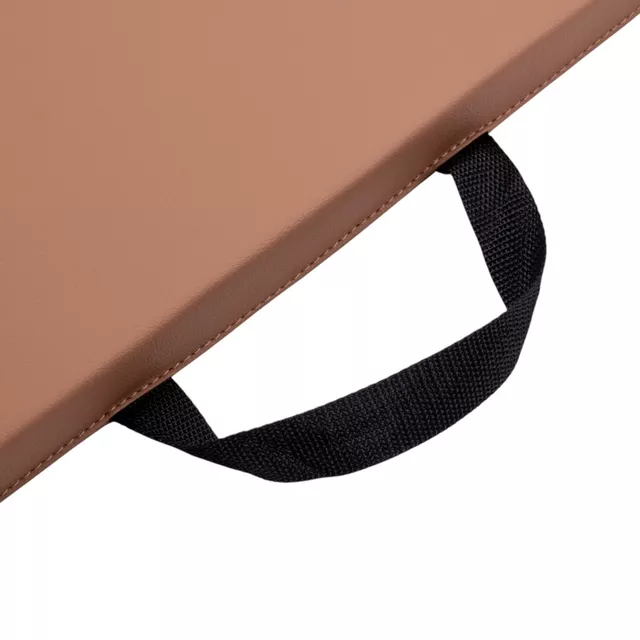 Skladacia gymnastická žinenka inSPORTline Trifold 180x60x3 cm - hnedá